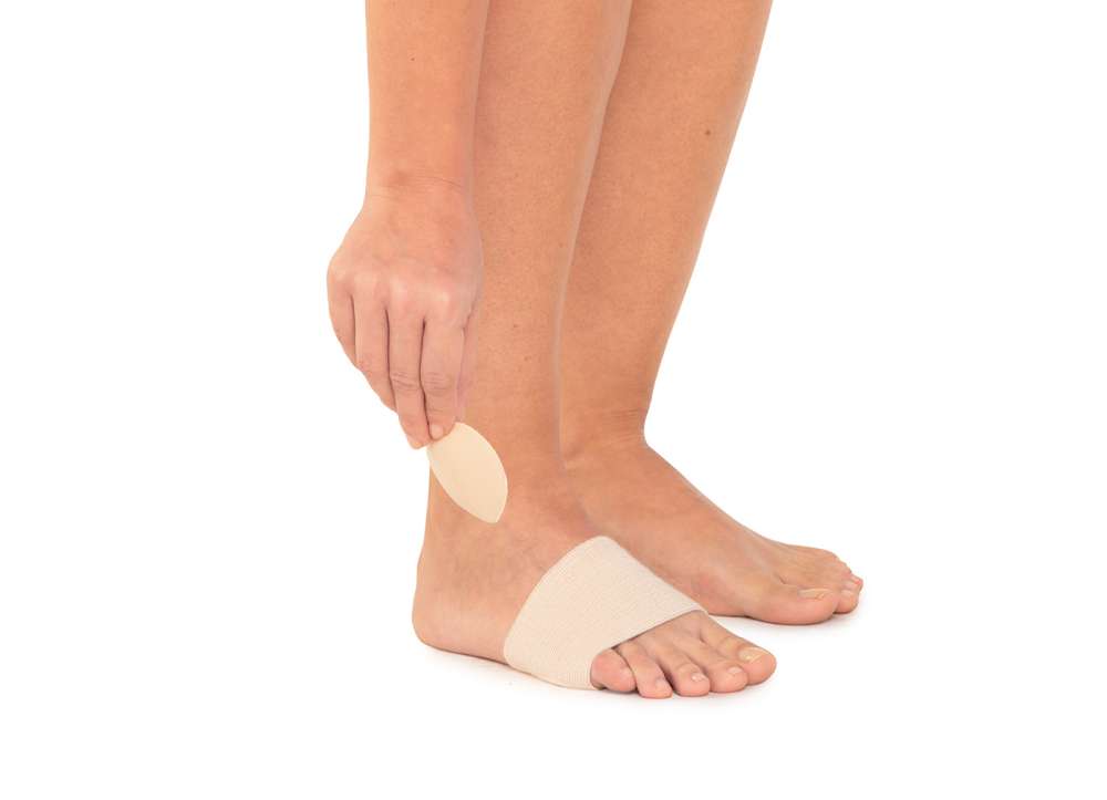 Banda metatarsal con oliva