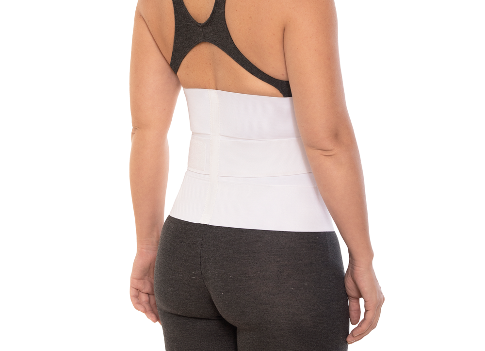 Faja lumbar con una ballena posterior
