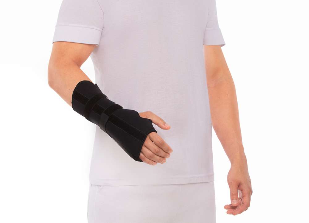 Muñequera inmovilizadora de neoprene