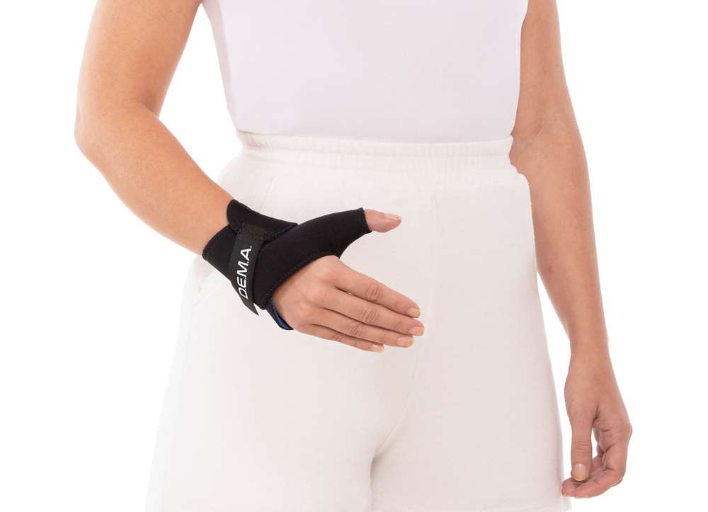 Muñequera boomerang de neoprene