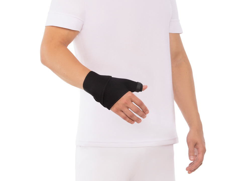 Muñequera de neoprene con inmovilizador de dedo pulgar 