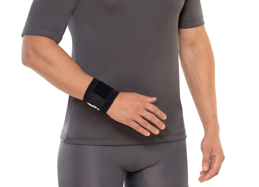 Muñequera de neopreno ajustable y doble contención