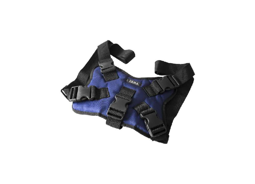 Pechera para silla de ruedas de 5 puntos ajustes