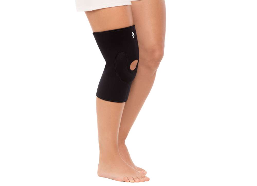 Rodillera de neoprene con soporte en U