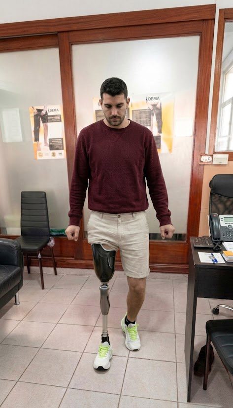 Prótesis sobre rodilla